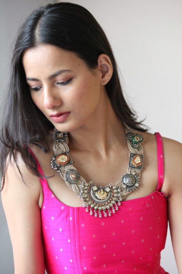 Jute Necklace By Qurcha