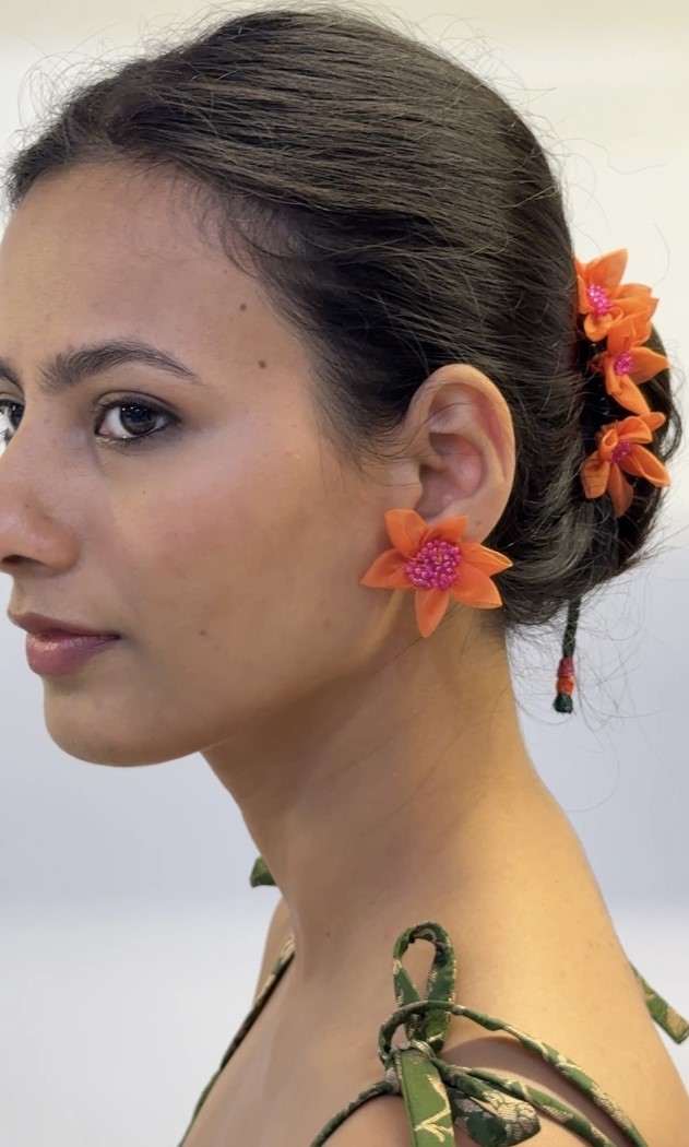 Hair Accessory Organza Gajra